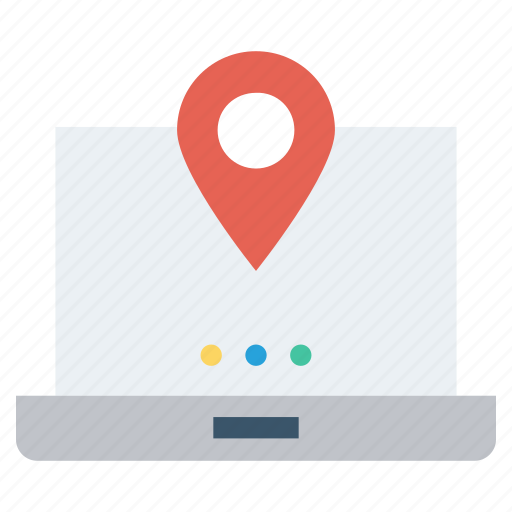 Address, laptop, location, map, marker, navigation, web icon - Download on Iconfinder