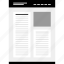 column, double, mockup, website, wire, wireframe 