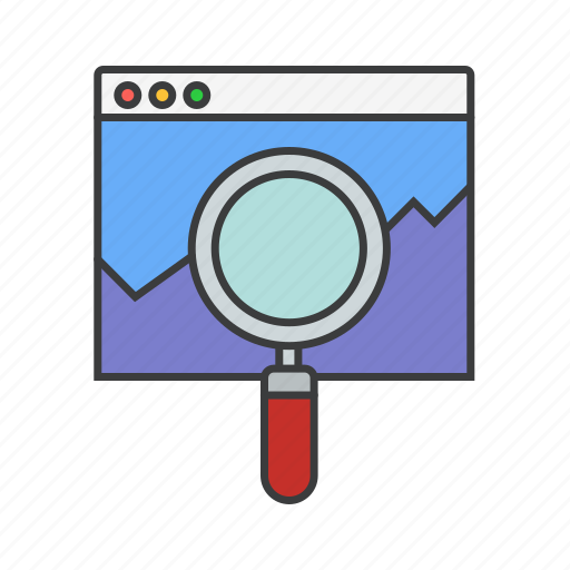 Magnifier, page, seo, web icon icon - Download on Iconfinder