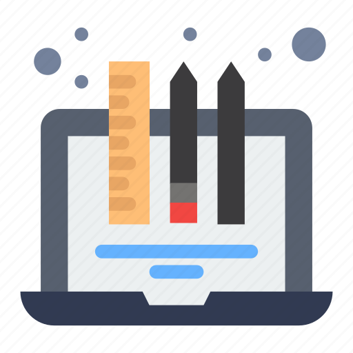 Design, device, drawing, laptop, pencil icon - Download on Iconfinder