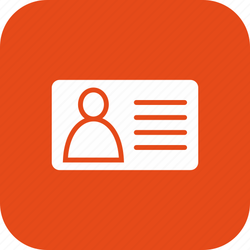 Identity, credit card, identity card icon - Download on Iconfinder