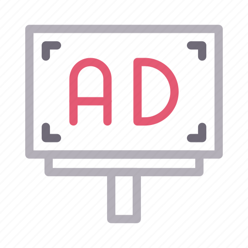 Ad, advertisement, banner, billboard, marketing icon - Download on Iconfinder