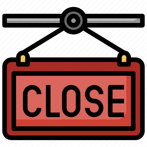 Closed, commerce, signs, store, shop icon - Download on Iconfinder