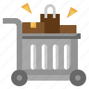shopping, cart, supermarket, commerce, center
