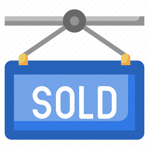 Sold, out, signage, commerce, shopping, shop icon - Download on Iconfinder