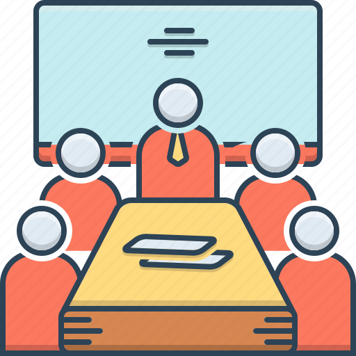 Conference, interview, meeting, meeting room, office, room icon - Download on Iconfinder