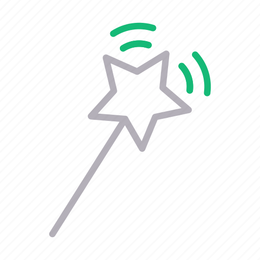 Magic, stick, wand, web, wizard icon - Download on Iconfinder