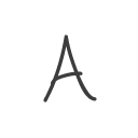 a, letter 