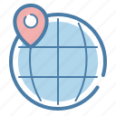 international, location, pin