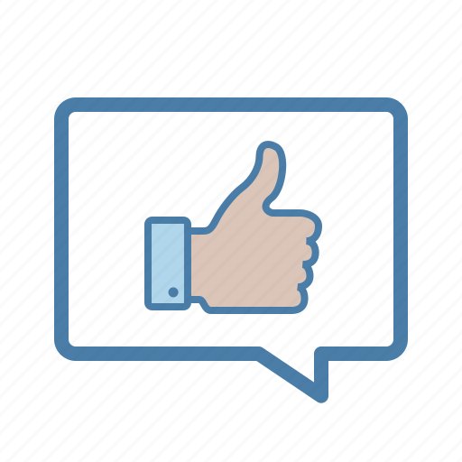 Comment, feedback, thumbup icon - Download on Iconfinder