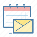 calendar, email, schedule