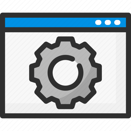Browser, cogwheel, options, page, settings, web, website icon - Download on Iconfinder
