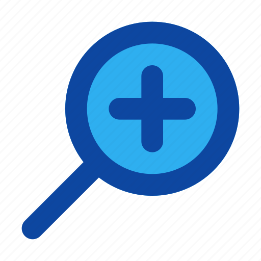 Find, in, magnifier, magnify, glass, plus, search icon - Download on Iconfinder
