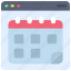 calendar, browser, webpage, website, schedule, date 