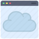 cloud, browser, webpage, website, cloudcomputing