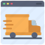 delivery, truck, browser, webpage, website, logistics, deliver 