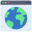 earth, browser, webpage, website, globe 