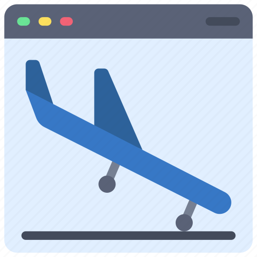Landing, page, browser, webpage, website, airplane, aeroplane icon - Download on Iconfinder