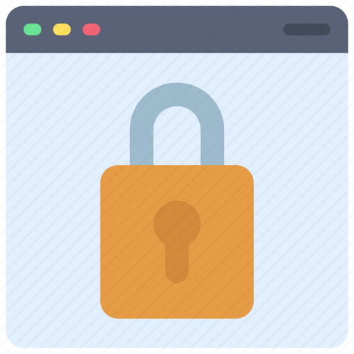 Lock, browser, webpage, website, locked, secure icon - Download on Iconfinder