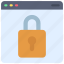 lock, browser, webpage, website, locked, secure 