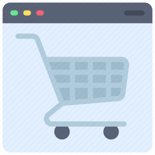 Shopping, cart, browser, webpage, website, ecommerce, store icon - Download on Iconfinder
