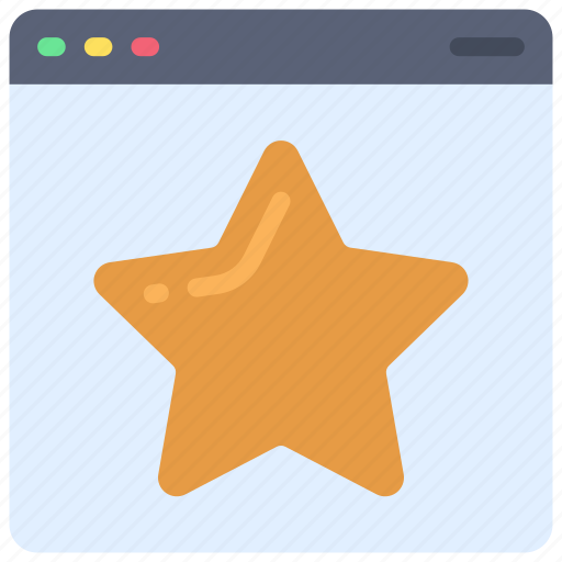 Star, browser, webpage, website, favourite icon - Download on Iconfinder