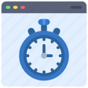 timer, browser, webpage, website, time, stopwatch