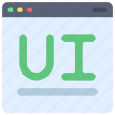 user, interface, browser, webpage, website, ui