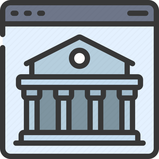 Bank, browser, webpage, website, online, banking icon - Download on Iconfinder