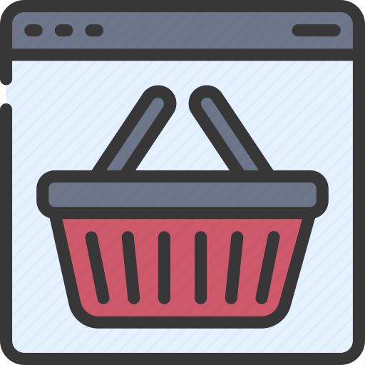 Basket, browser, webpage, website, ecommerce, store icon - Download on Iconfinder