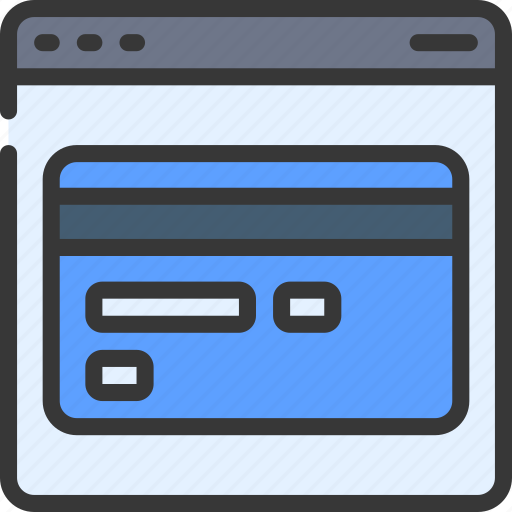 Credit, card, browser, webpage, website, debit, online icon - Download on Iconfinder
