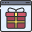gift, browser, webpage, website, present, giftbox 