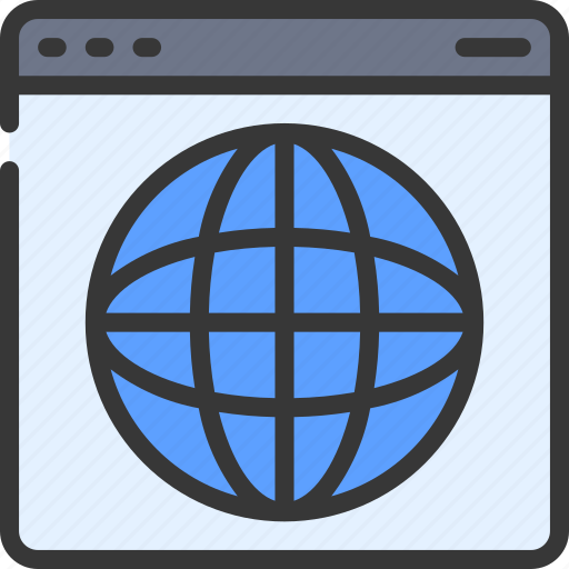 Globe, grid, browser, webpage, website, internet, worldwide icon - Download on Iconfinder