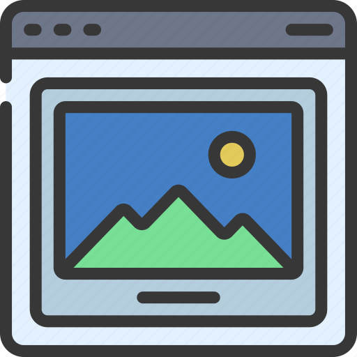 Image, browser, webpage, website, images, picture icon - Download on Iconfinder