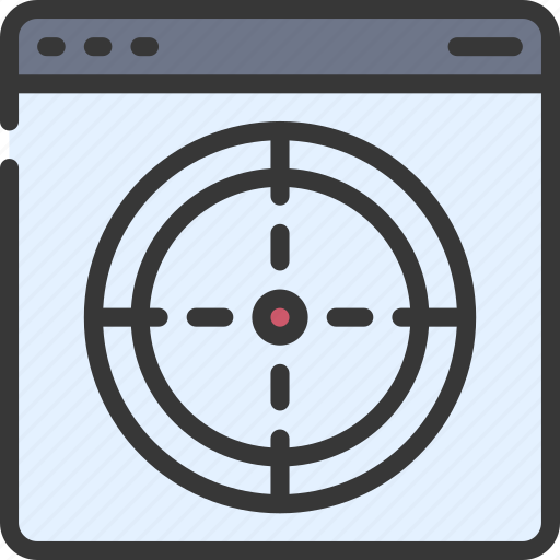 Scope, browser, webpage, website, target, targeting icon - Download on Iconfinder