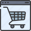 shopping, cart, browser, webpage, website, ecommerce, store 