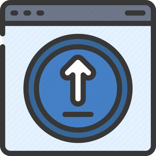Upload, browser, webpage, website, send icon - Download on Iconfinder