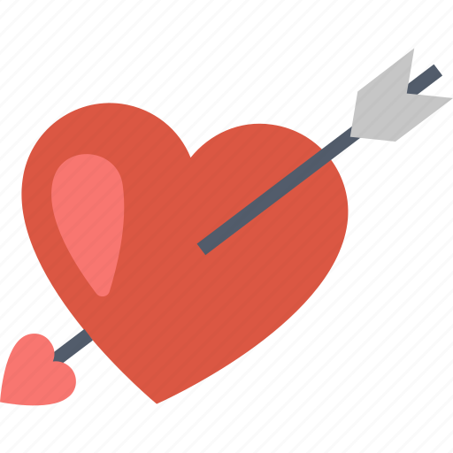 Arrow, cupids, heart, love, romance, romantic, valentine icon - Download on Iconfinder