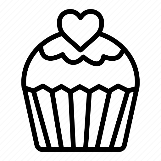 Bithday, cake, cupcake, dessert, love, sweet, wedding icon - Download on Iconfinder