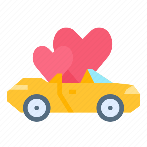 Cabriolet, car, love, super, wedding icon - Download on Iconfinder