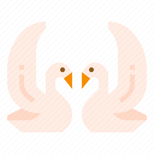 Animal, love, romance, swan icon - Download on Iconfinder