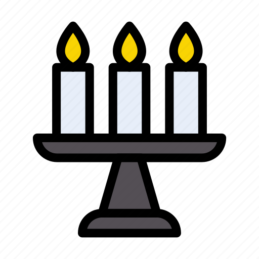 Marriage, church, wedding, candelabra, decoration icon - Download on Iconfinder