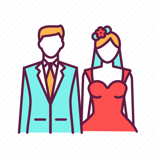 Bride, groom, wedding, ceremony icon - Download on Iconfinder