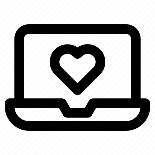 Wedding, laptop, love, romance, hearth icon - Download on Iconfinder