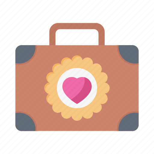 Briefcase, bag, wedding, marriage, honeymoon icon - Download on Iconfinder