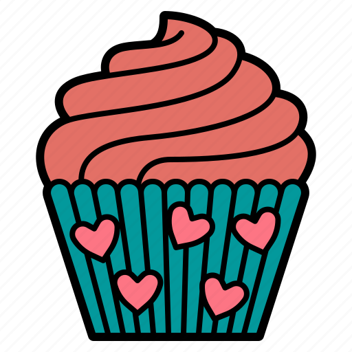Dessert, sweet, bakery, muffin, food, baked, cupcake icon - Download on Iconfinder