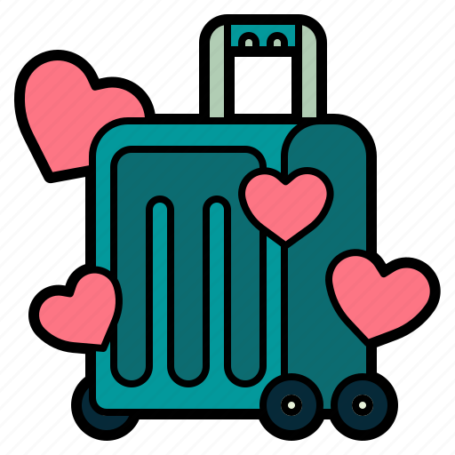 Heart, wedding, love, honeymoon, romantic, trip, travel icon - Download on Iconfinder