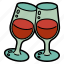 wine, glass, celebration, beverage, alcohol, wedding, romantic 