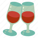 wine, glass, celebration, beverage, alcohol, wedding, romantic 
