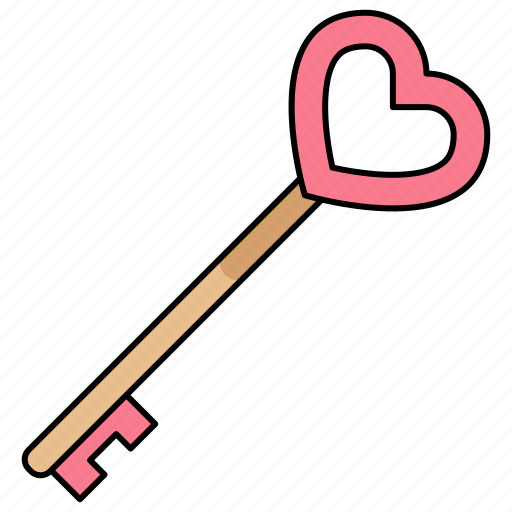 Key, love, romance, security icon - Download on Iconfinder